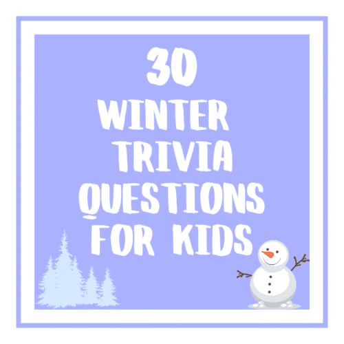 Winter trivia questions with answers for kids.