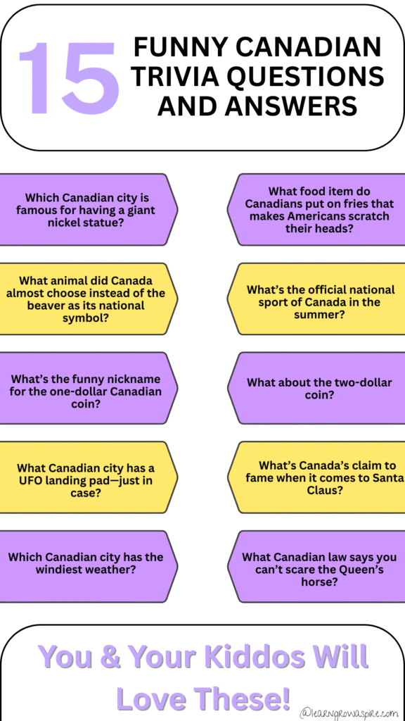 Funny Canadian trivia questions and answers