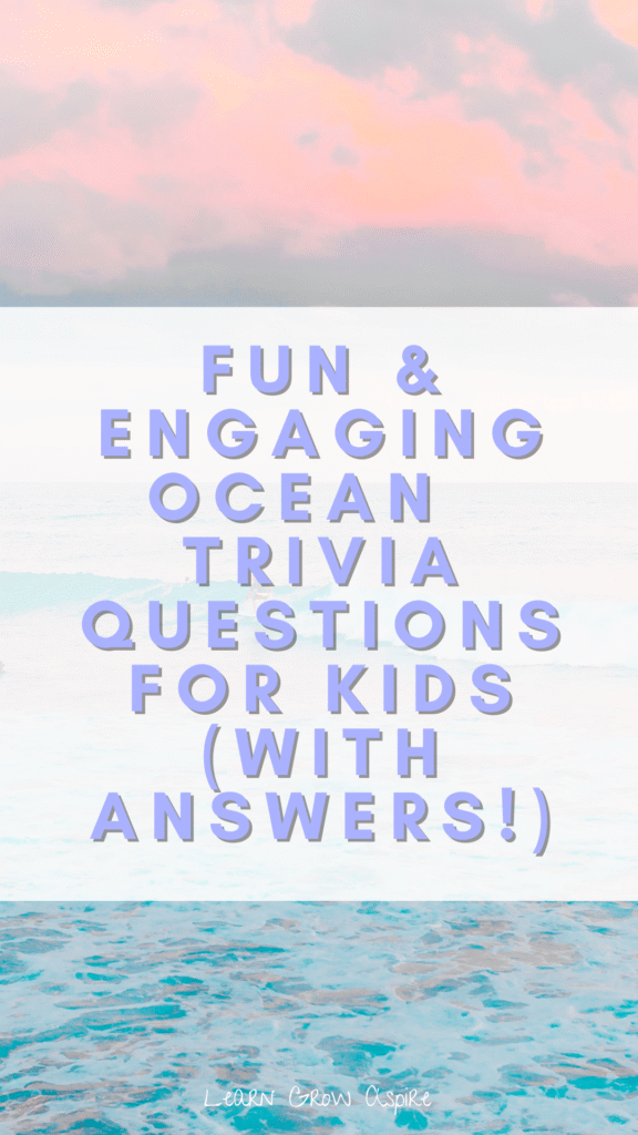 Ocean Trivia Questions And Answers For Kids