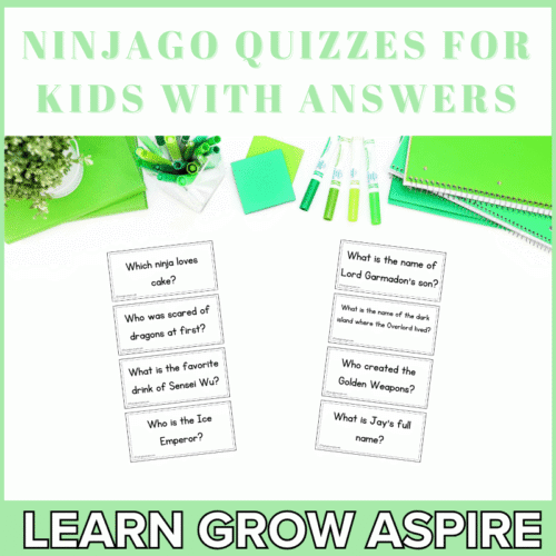 Ninjago quiz for kids with answers printable