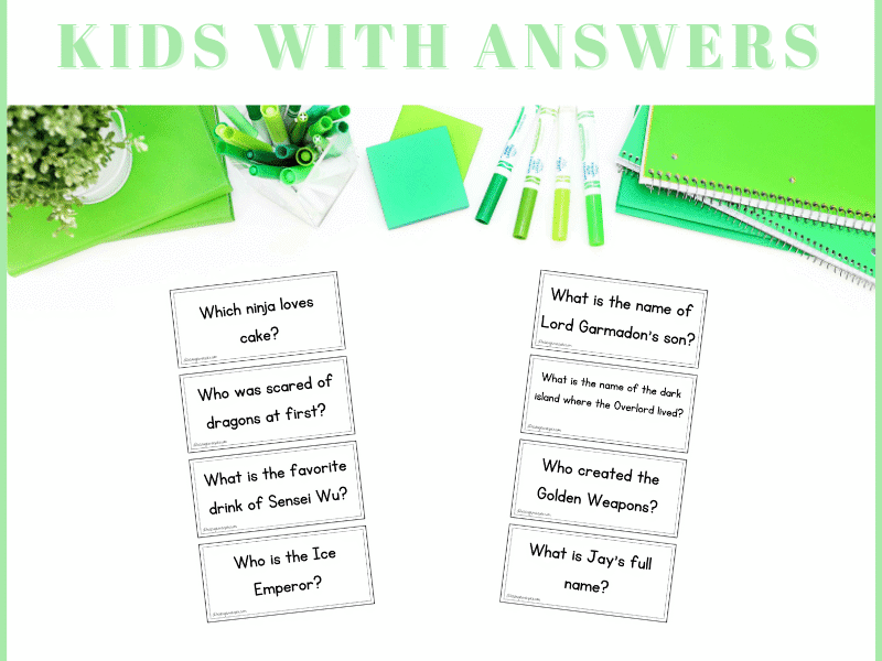 Ninjago Quizzes For Kids With Answers