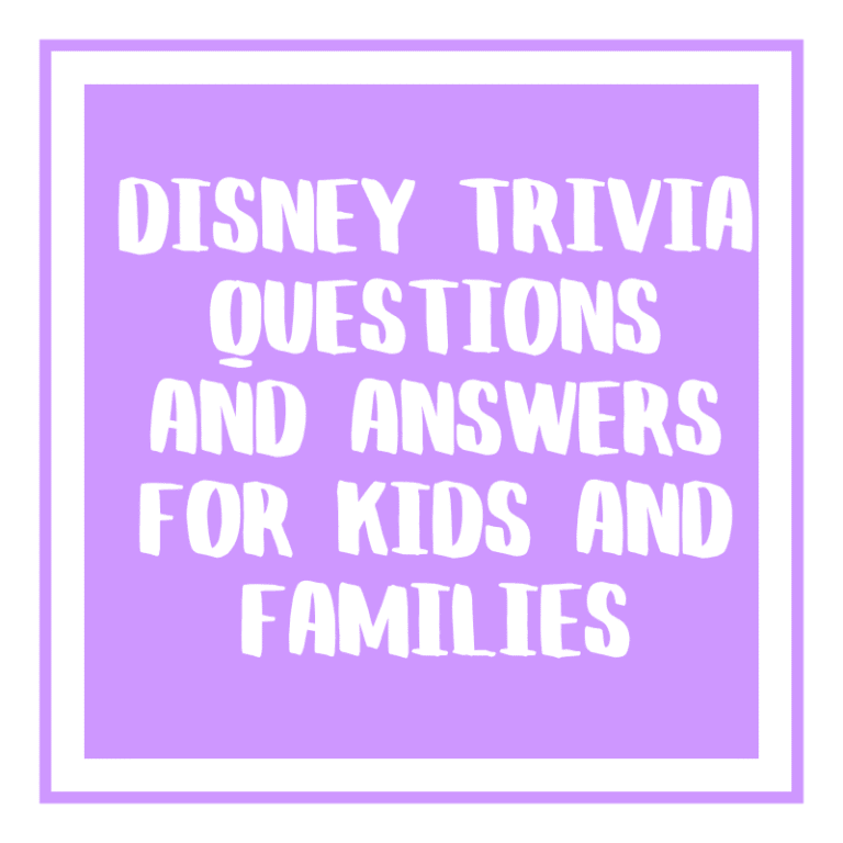 Disney Trivia Questions And Answers For Kids And Families | Learn Grow ...