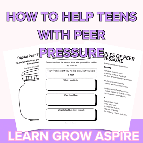 How To Help Teens With Peer Pressure