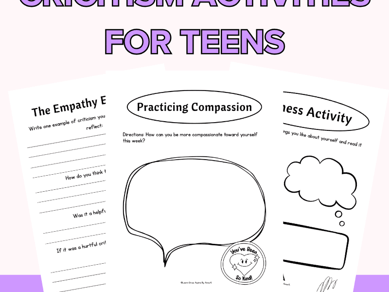 How To Help Teens Deal With Criticism