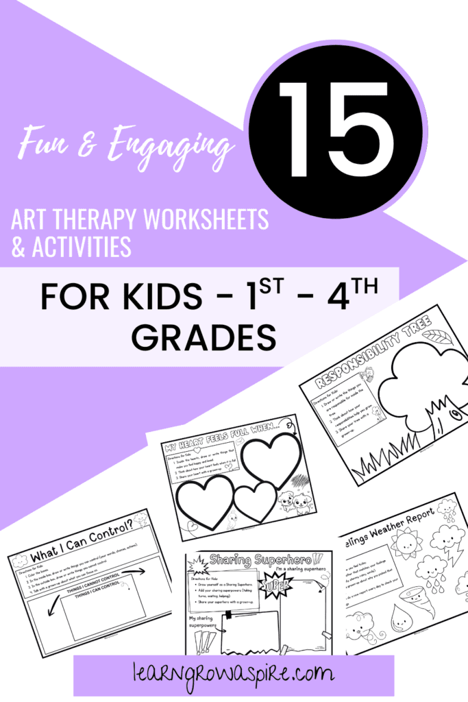 Art Therapy PDF Printables For Kids