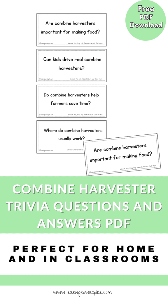Combine harvester trivia questions and answers pdf free