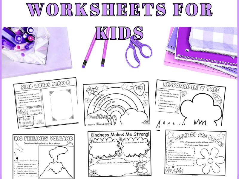 Art Therapy Worksheets For Kids