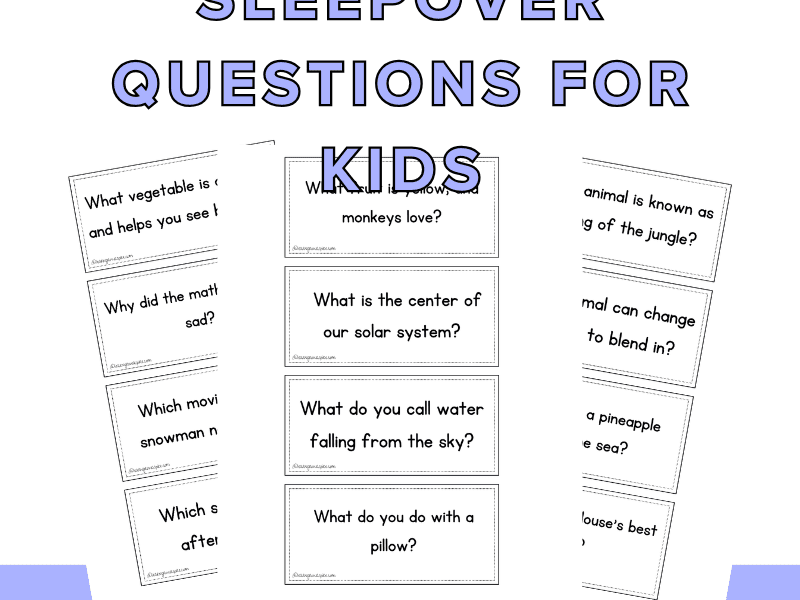 Fun Trivia For Kids Sleepovers