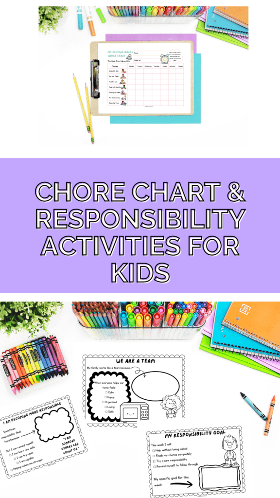 Chore Chart & Responsibility Activities For Kids