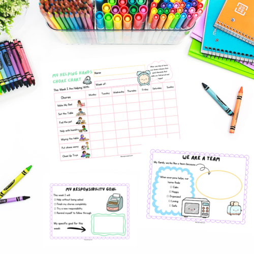 Chores for kids printable pdf