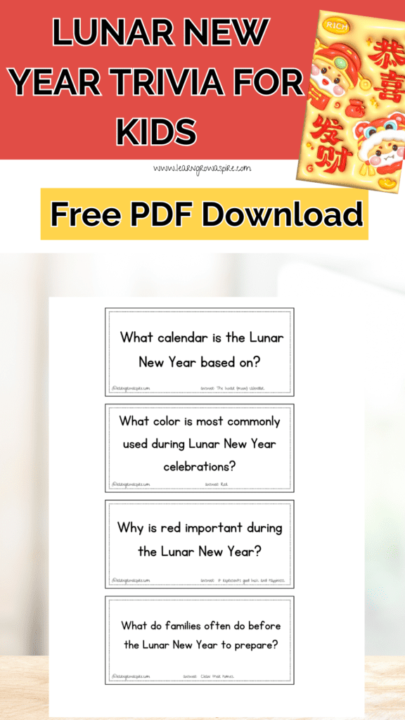 Chinese New Year Question Answers