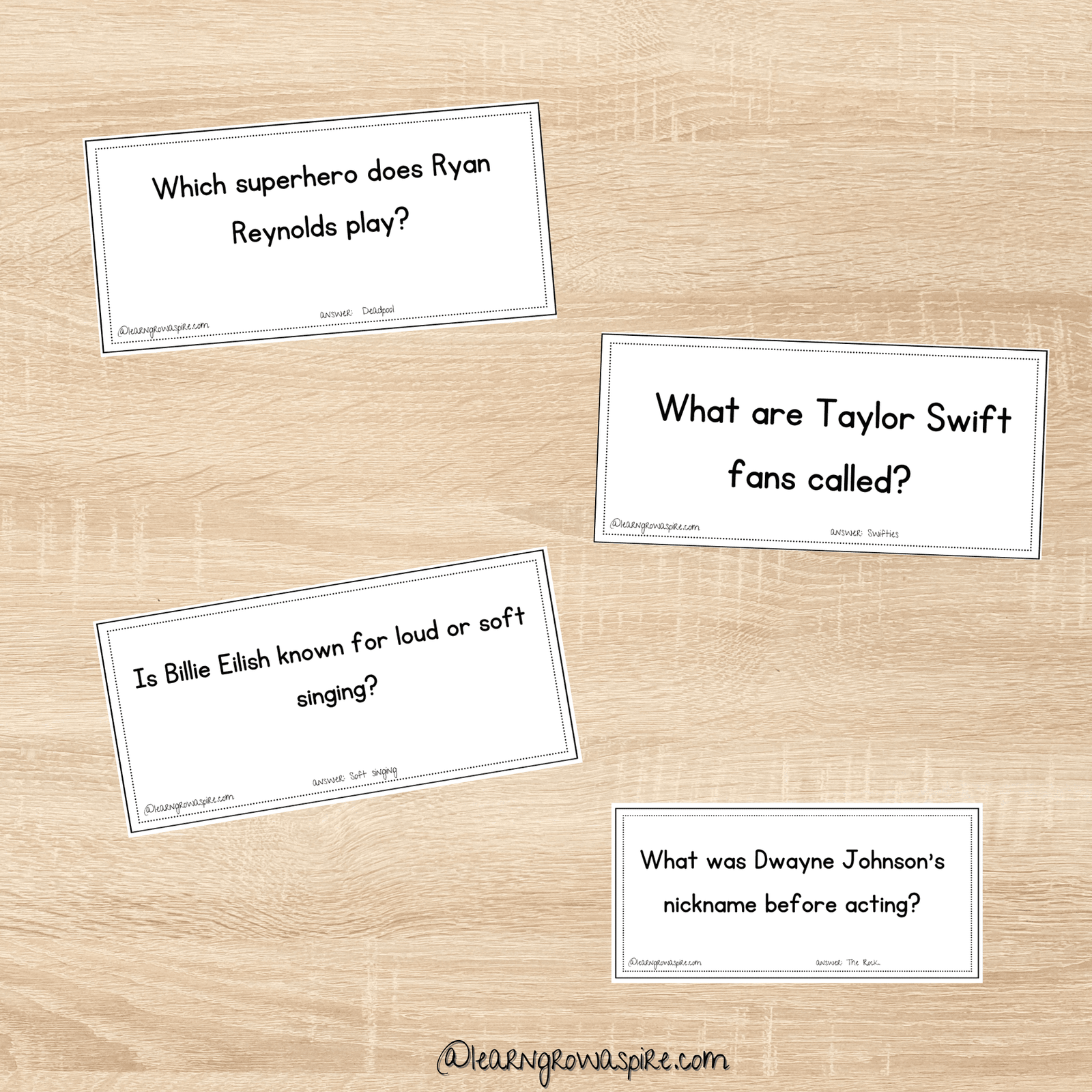 Celebrity Trivia For Kids (With Answers!) | Learn Grow Aspire
