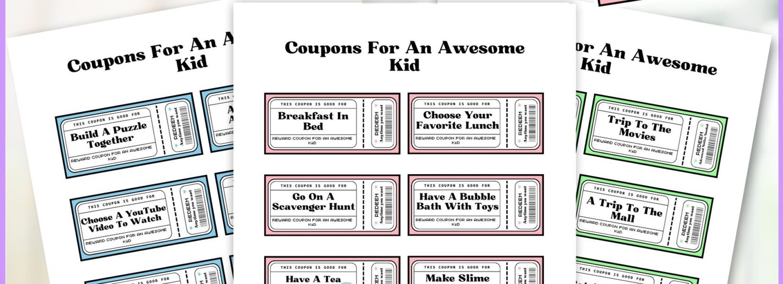 Free Printable Coupons For Kids PDF