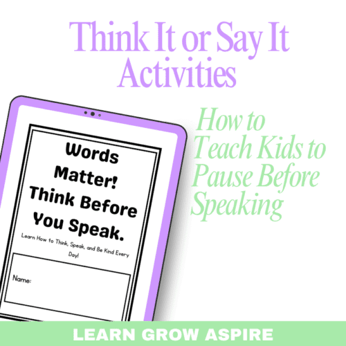 Everyday speech think it or say it pdf