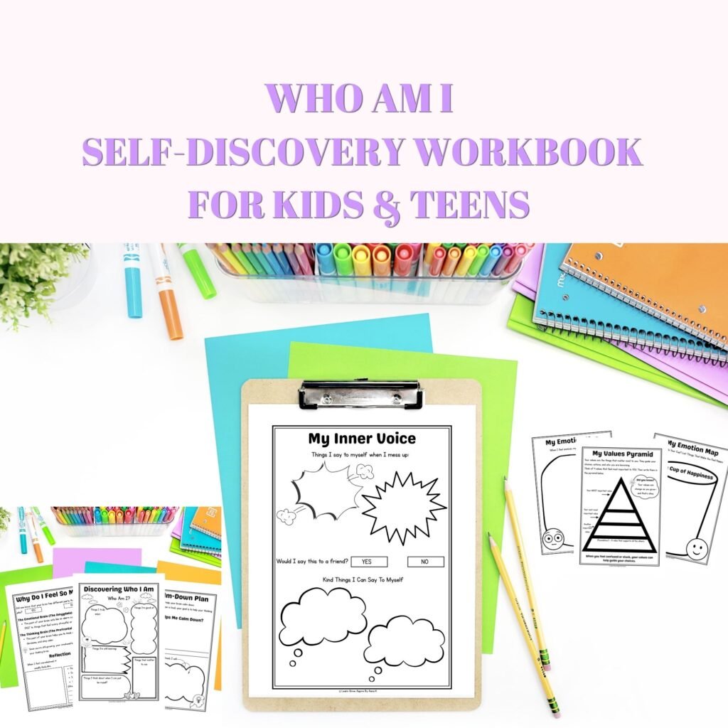 IDENTITY WORKSHEETS PRINTABLE PDF FOR KIDS AND TEENS