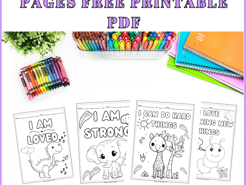 7 Free Mindfulness Coloring Pages For Kids