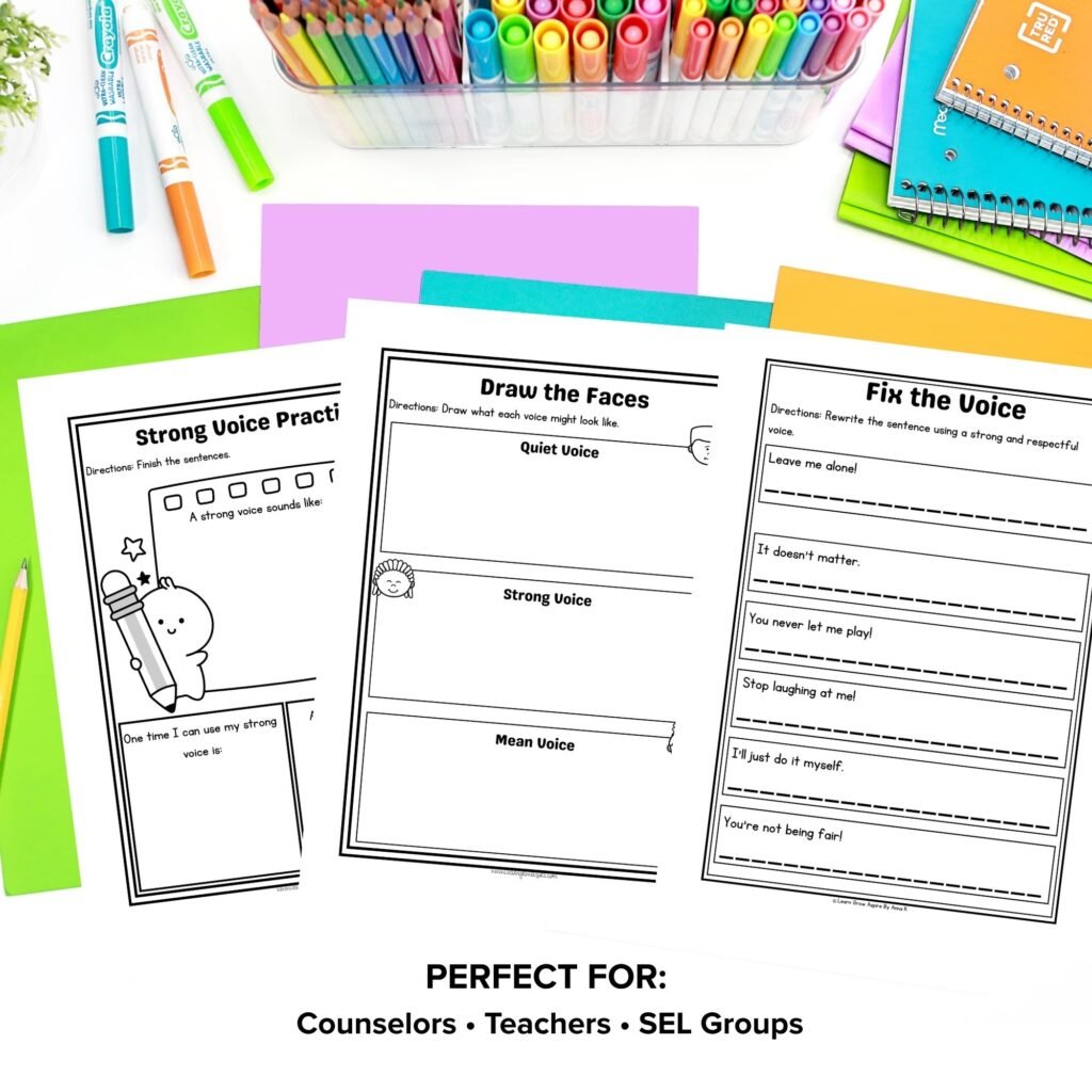 Self advocacy worksheet for kids pdf free download