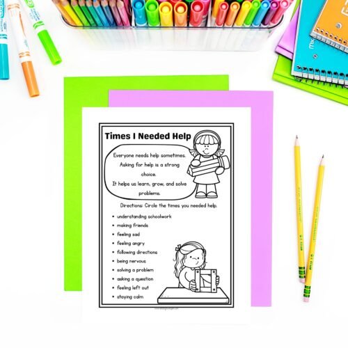 Self Advocacy Worksheets For Kids | Learn Grow Aspire