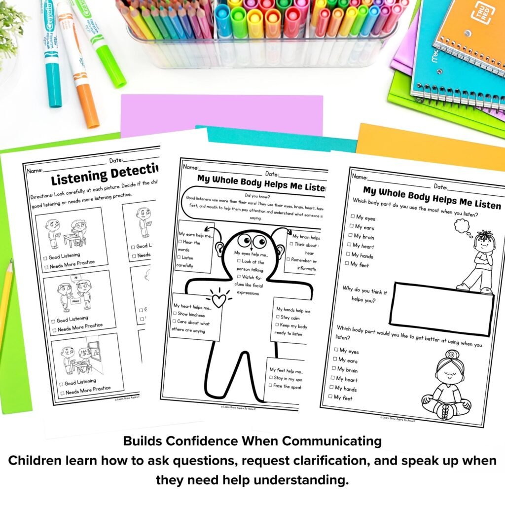 Listening Skills Activities for Elementary Students