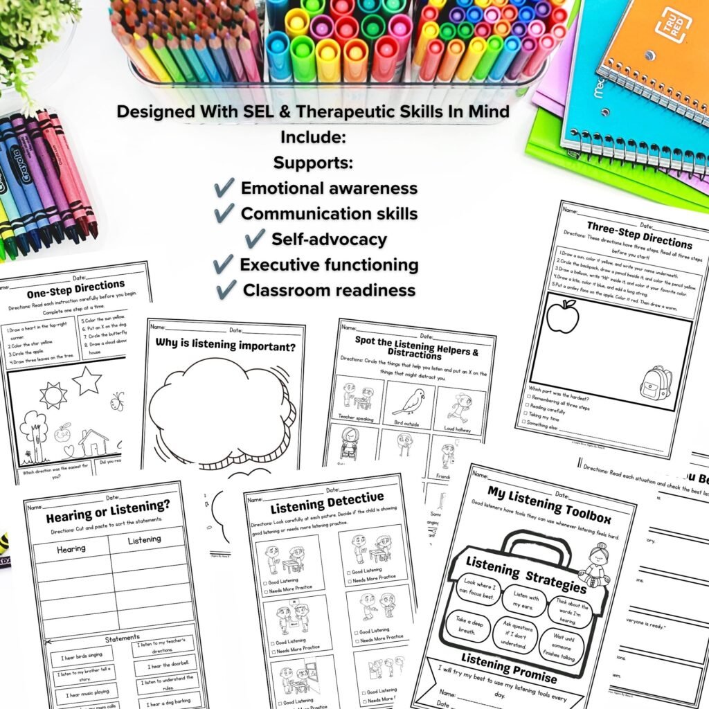 Educational listening activities for kids pdf