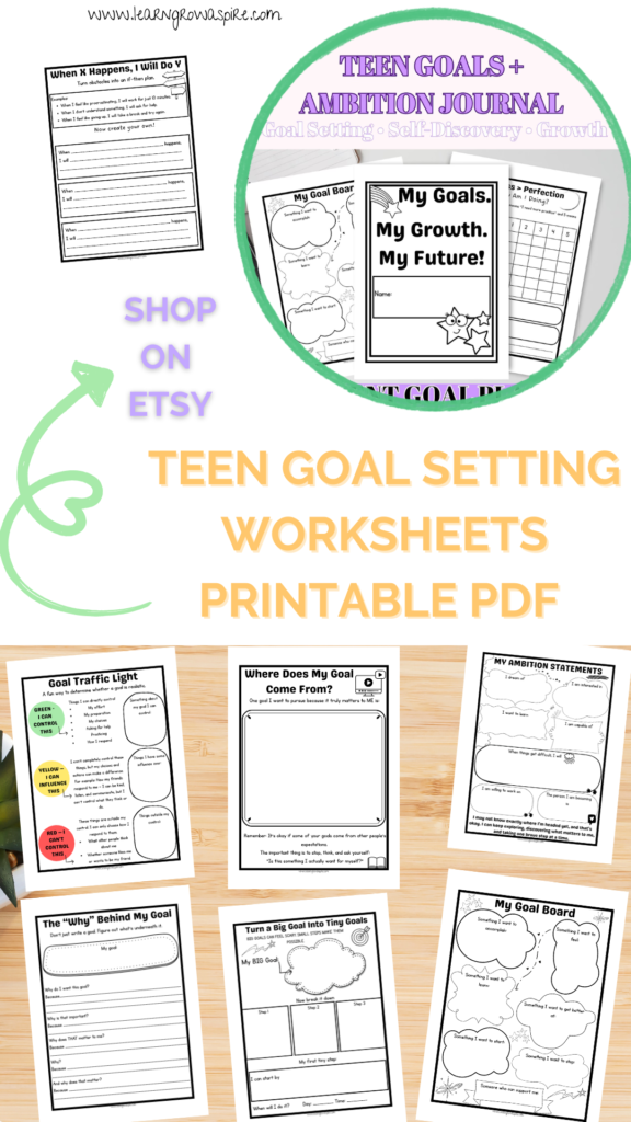 Goal Setting For Middle School Students
