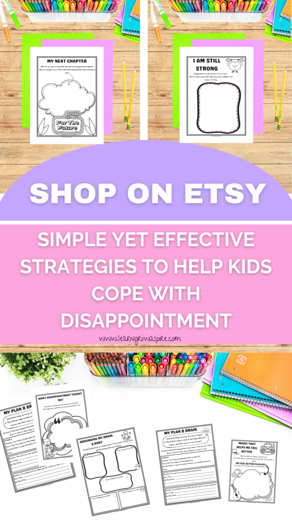 Disappointment worksheets for kids pdf download