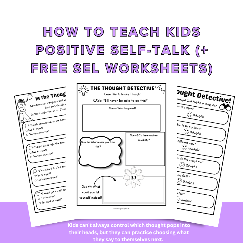 Free positive self talk worksheets for kids pdf free download. These worksheets are simple to teach kids positive self talk.