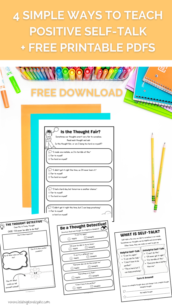 Simple Ways To Teach Positive Self-Talk