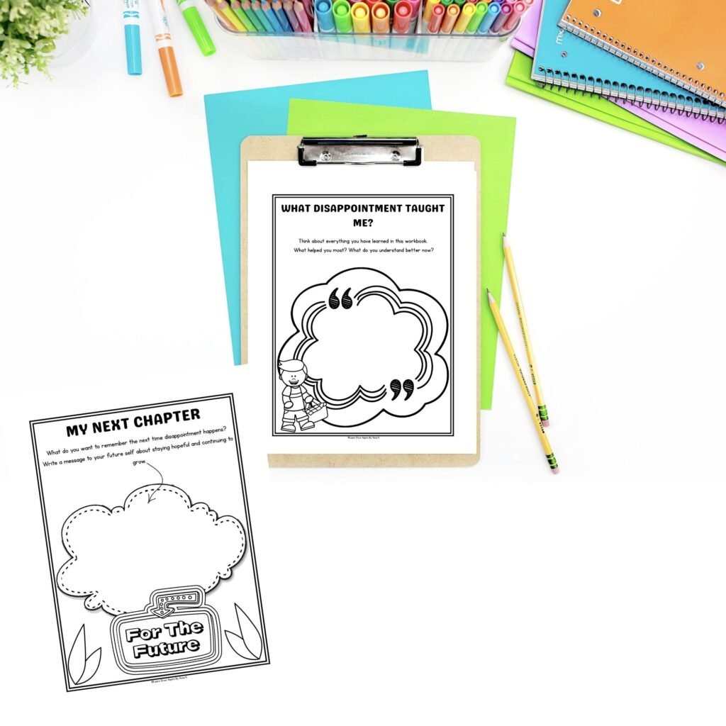 Helping kids cope with disappointment activities
